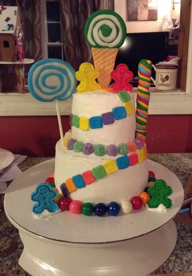 Candyland Cake - Decorated Cake By Tianas Tasty Treats - Cakesdecor