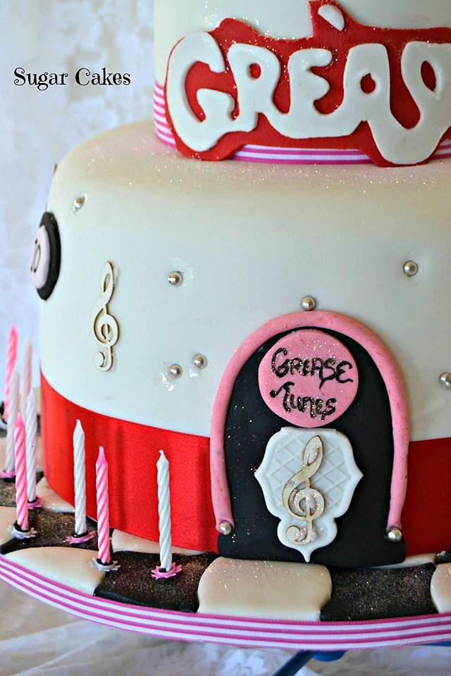Grease Birthday Cake