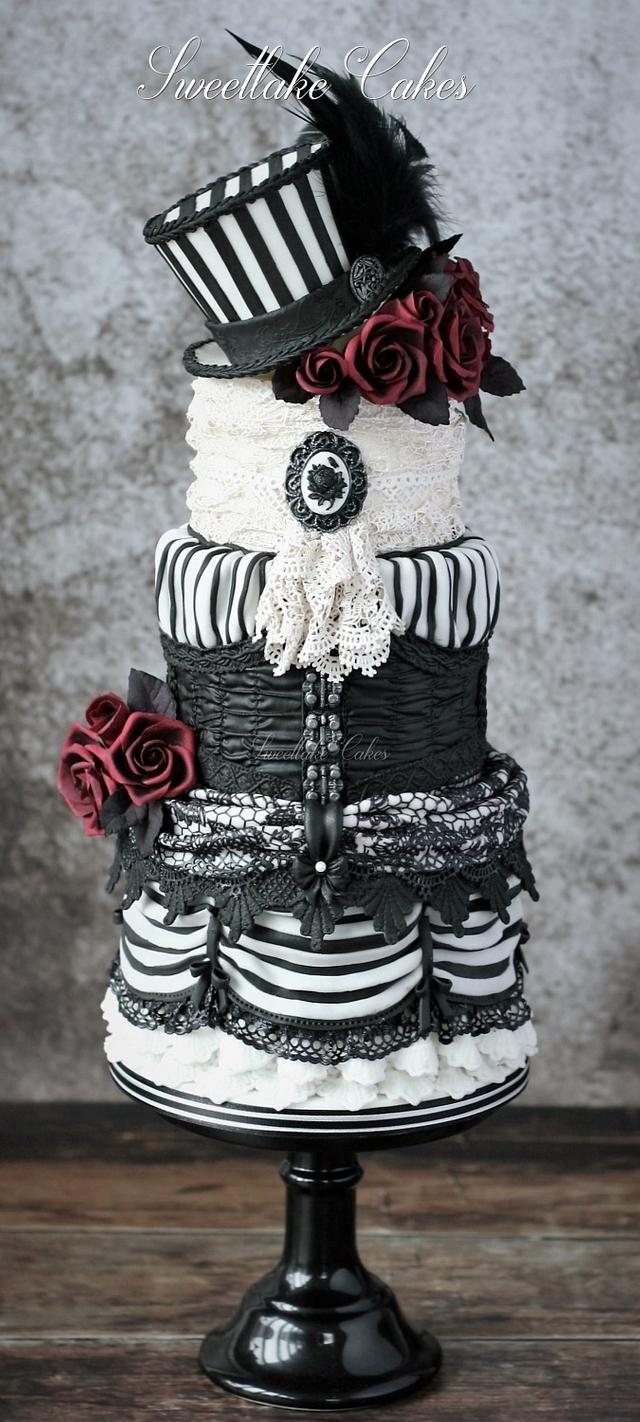 Victorian Gothic Cake Decorated Cake By Tamara Cakesdecor