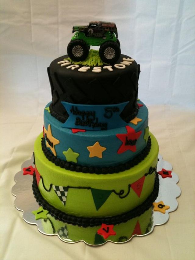 Easy Monster Truck Birthday Cakes Monster Truck Cake 