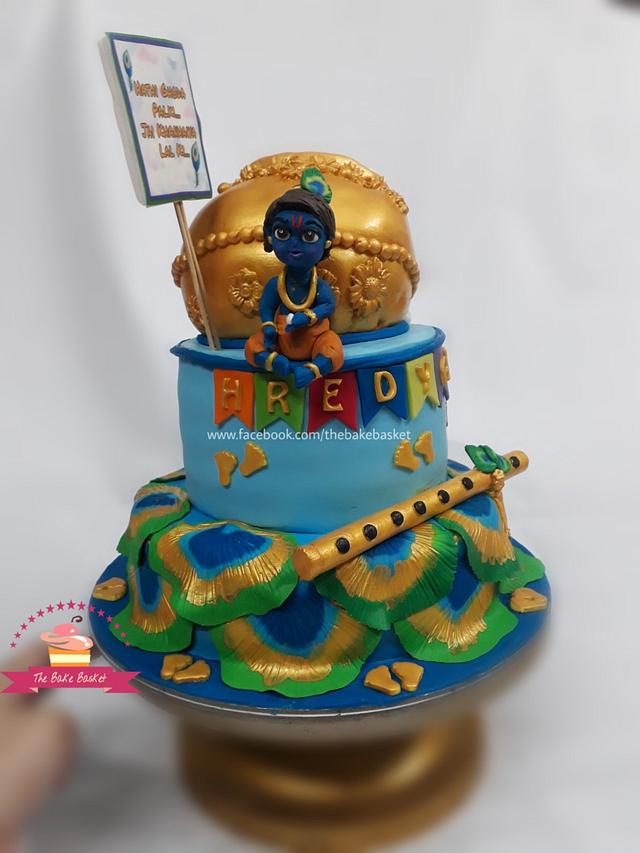 Krishna Cake Decorated Cake by Neha Binnany CakesDecor