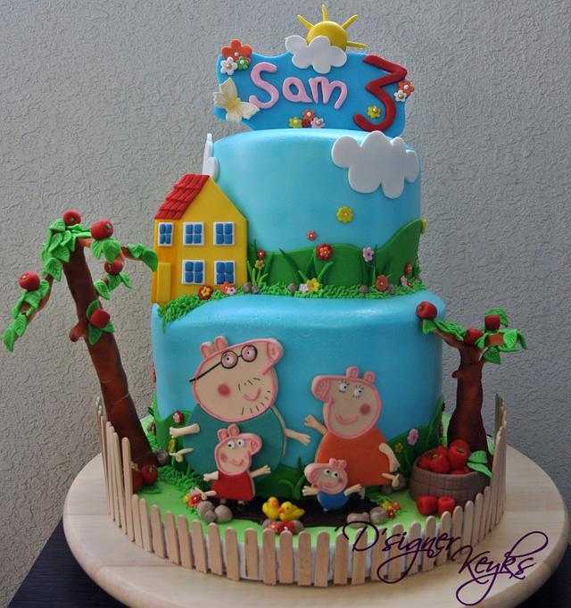 Peppa Pig Cake - Decorated Cake by Phey - CakesDecor