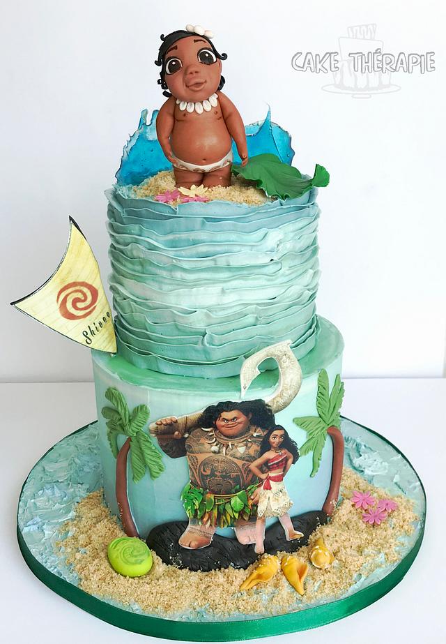 Moana Cake - Decorated Cake by Caketherapie - CakesDecor