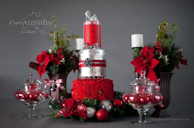 Bells and Bows wedding cake...Cake Central magazine vol 4 issue 12