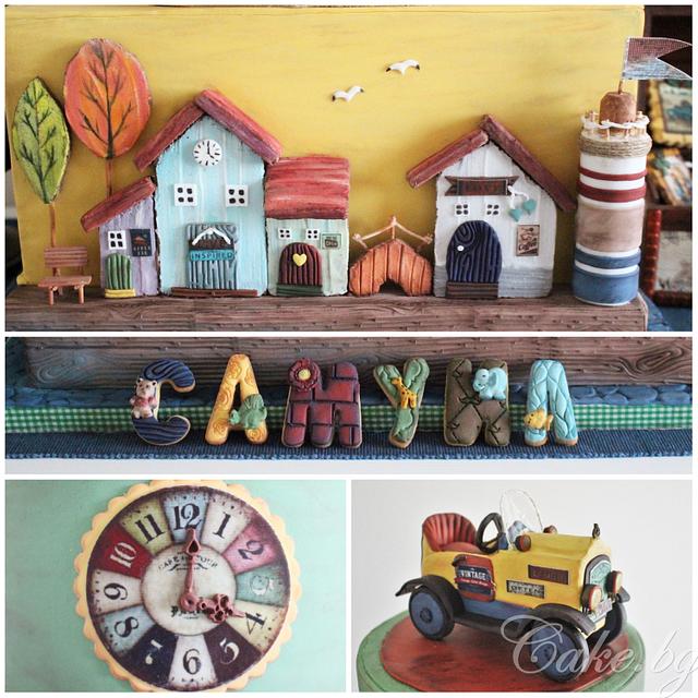 Vintage car cake for birthday boy - Cake by Eleonora - CakesDecor