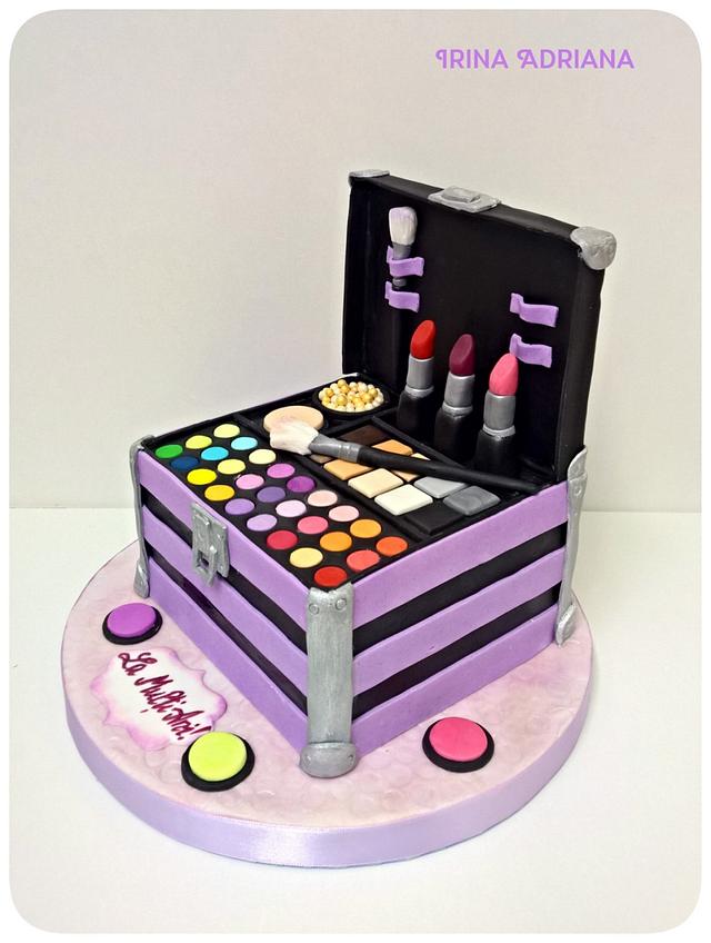 Makeup Box Cake By Irina Adriana CakesDecor