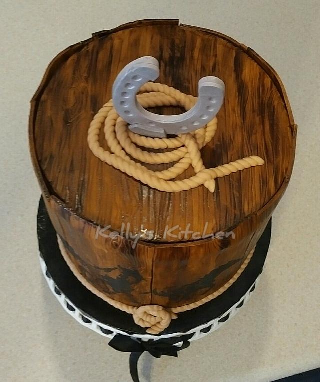 Horse themed birthday cake - Cake by Kelly Stevens - CakesDecor