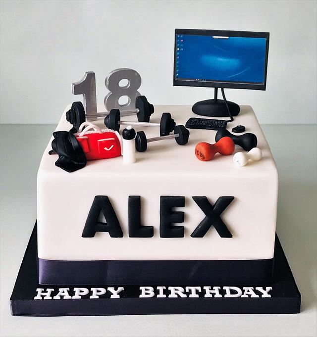 Computer Birthday Cake - Flecks Cakes