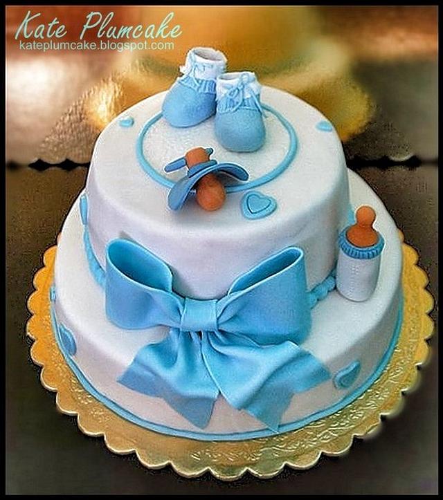 Baby shower - Decorated Cake by Kate Plumcake - CakesDecor