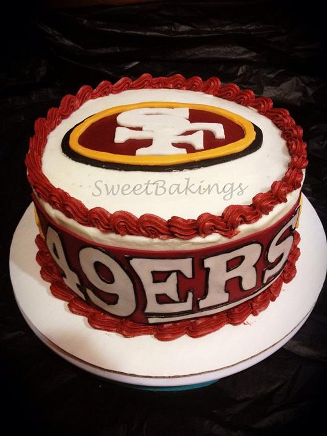 49ers Cake Decorated Cake By Priscilla Cakesdecor