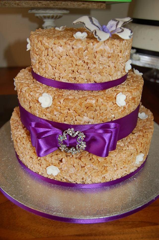 Rice Crispie Cake - Cake by Nadine Wilson - CakesDecor