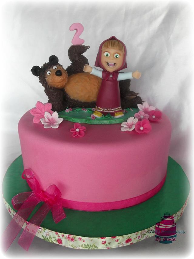 Masha and the Bear - Decorated Cake by CakesByPaula - CakesDecor