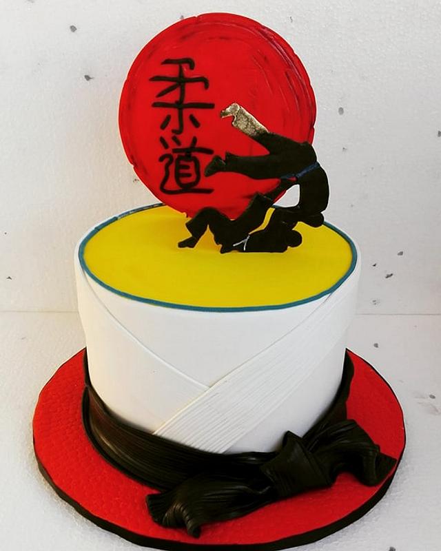 judo cake Decorated Cake by Geri CakesDecor