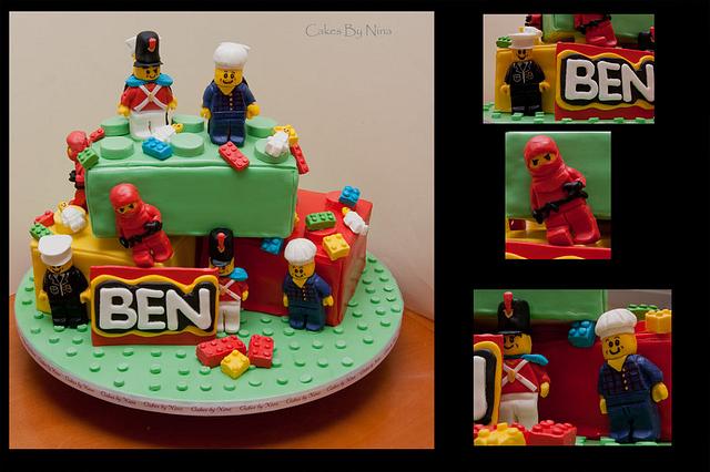 Lego Cake - cake by Cakes by Nina Camberley - CakesDecor