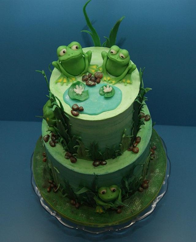 my-frog-cake-cake-by-tonya-alvey-madhouse-bakes-cakesdecor