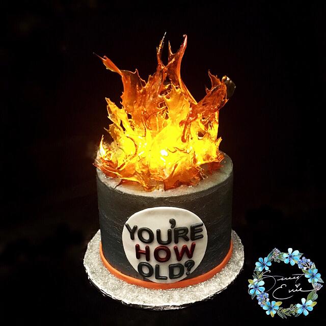 Light up cake Decorated Cake by Sweet Evie Cake Art CakesDecor