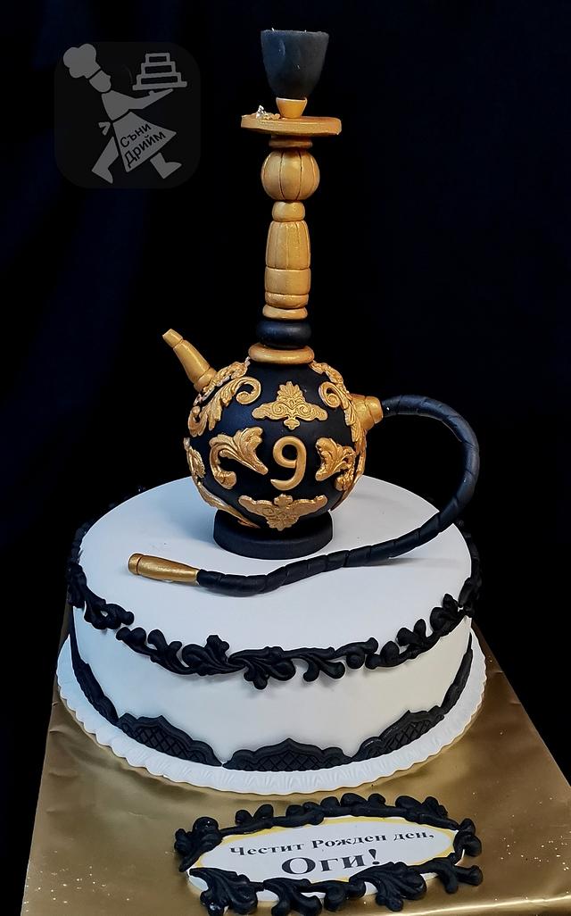 Hookah cake Decorated Cake by Sunny Dream CakesDecor
