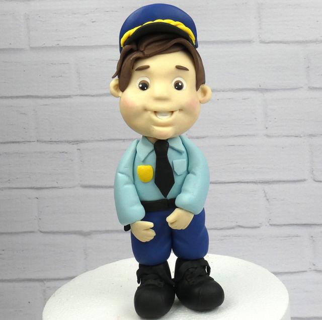 Policeman Cake Topper - Decorated Cake by Alex - CakesDecor