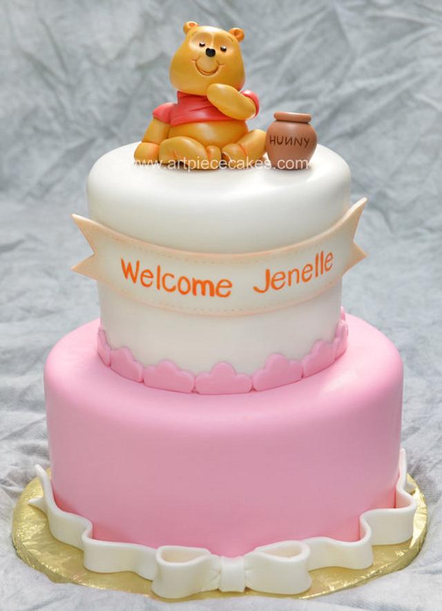 Pooh Inspired Cake Cake by Art Piece Cakes CakesDecor