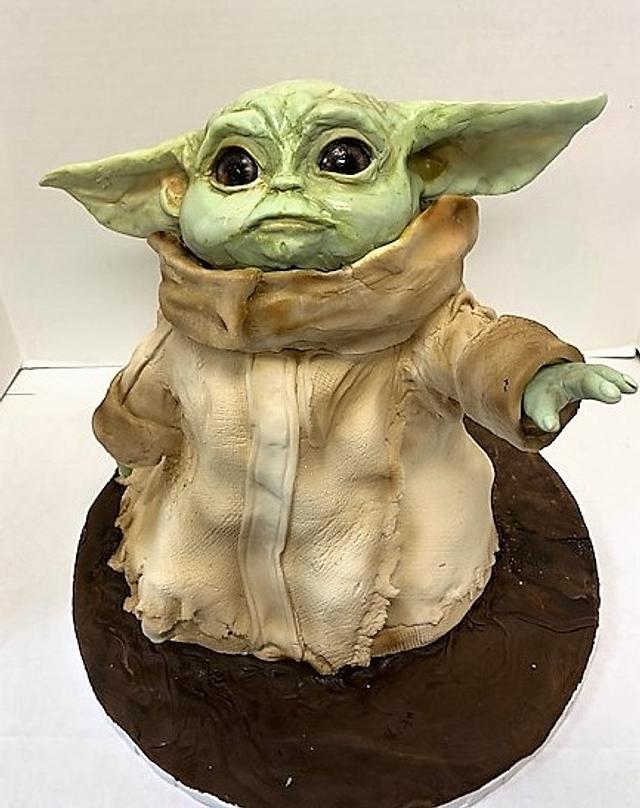 The Child Cake from The Mandalorian - Cake by tvbhouston - CakesDecor