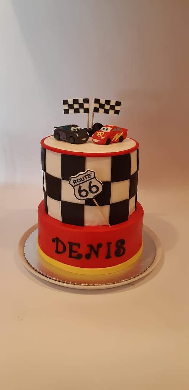 Super Cars - Decorated Cake by Zerina - CakesDecor