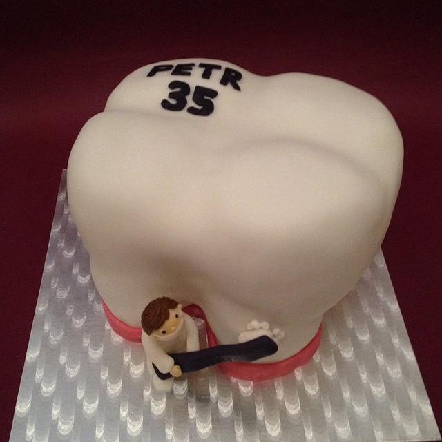 Tooth cake Decorated Cake by Dasa CakesDecor