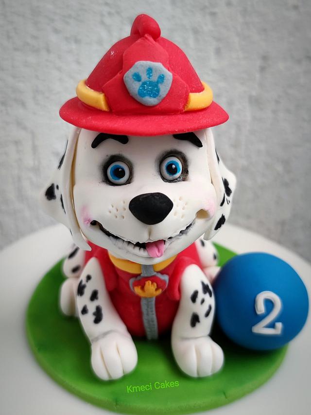 Marshall - PAW Patrol - Decorated Cake by Kmeci Cakes - CakesDecor