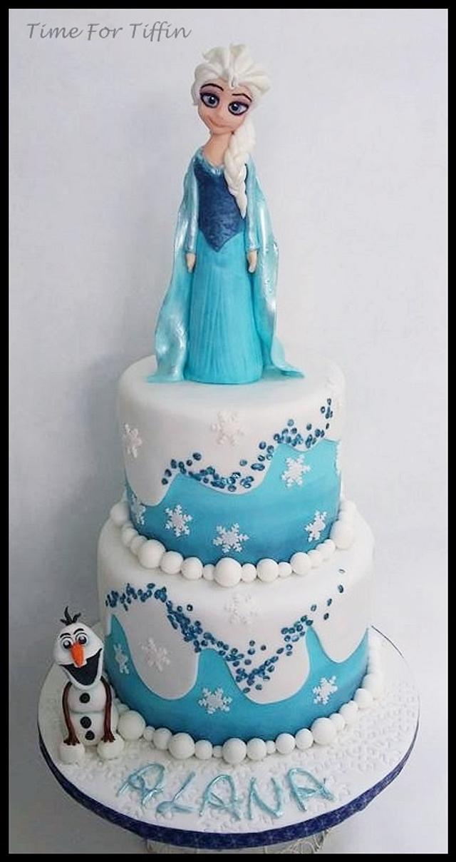 Frozen cake - Decorated Cake by Time for Tiffin - CakesDecor