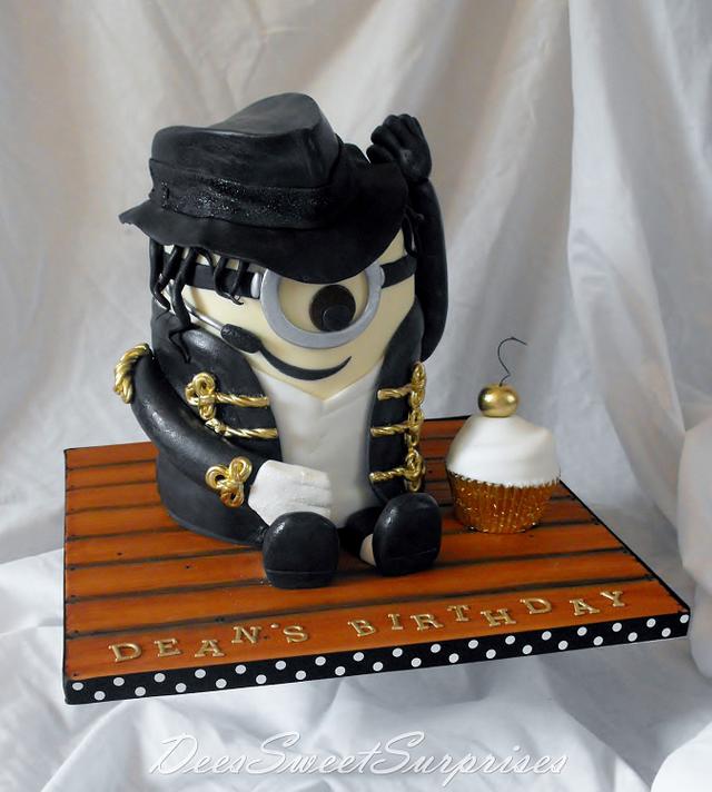 Michael Jackson Minion cake