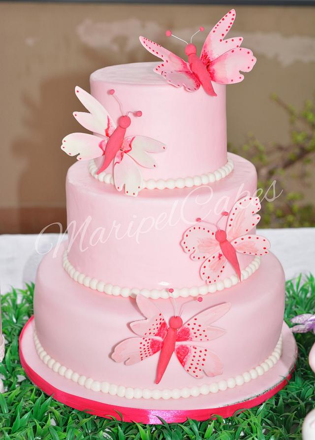 Butterfly Cake - Cake by MaripelCakes - CakesDecor