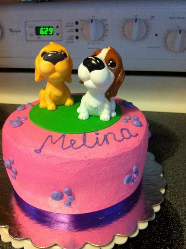 puppy cake
