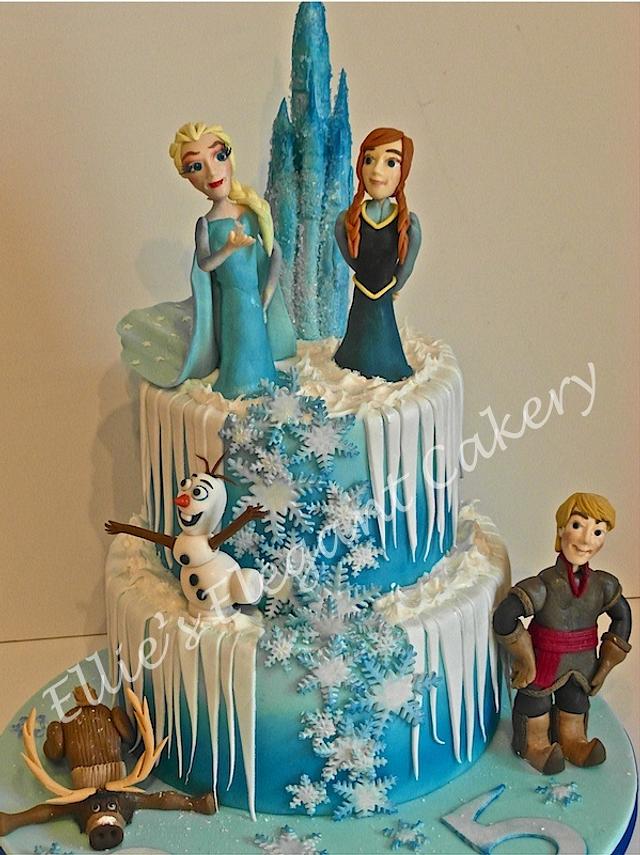 Frozen :) - Decorated Cake by Ellie @ Ellie's Elegant - CakesDecor