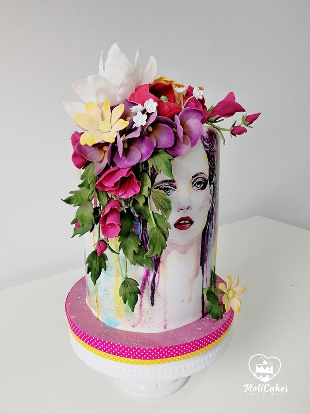 Woman - Cake by MOLI Cakes - CakesDecor