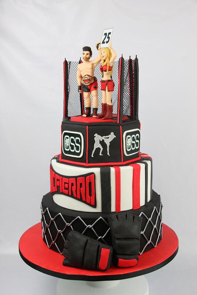 Kick boxing birthday cake - Cake by Artym - CakesDecor