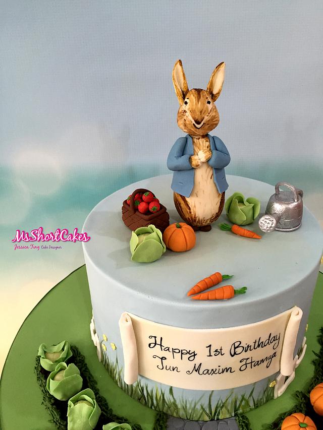 Peter Rabbit cake - Decorated Cake by Miss Shortcakes - CakesDecor