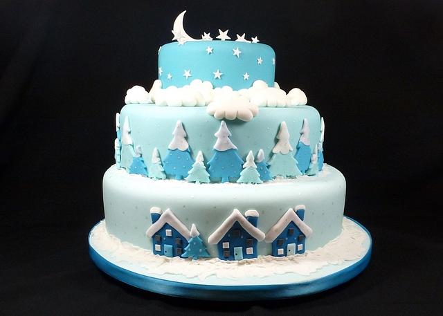 CAKE DECORATING - Ultimate Winter Wonderland Cake Class – Le Dolci