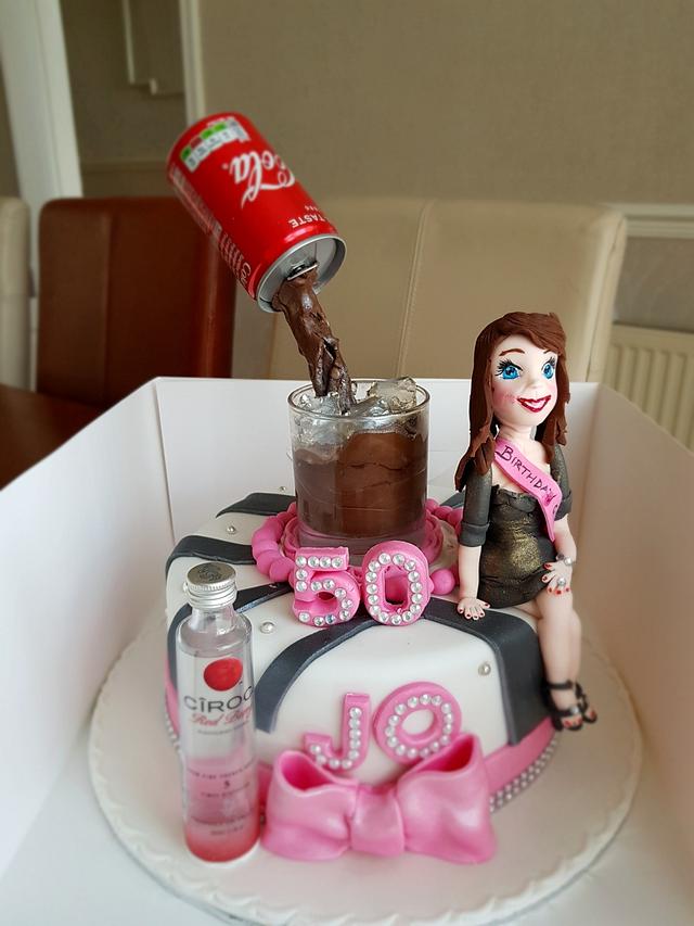 Fancy a drink Decorated Cake by Redlouis33 CakesDecor