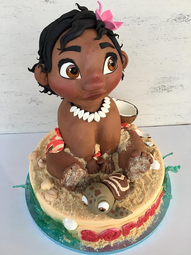 Baby Moana Cake Cake By Pompea Camposeo Cakesdecor