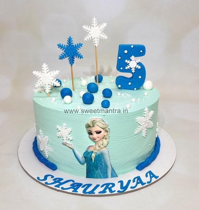 Princess Elsa cake - Decorated Cake by Sweet Mantra - - CakesDecor