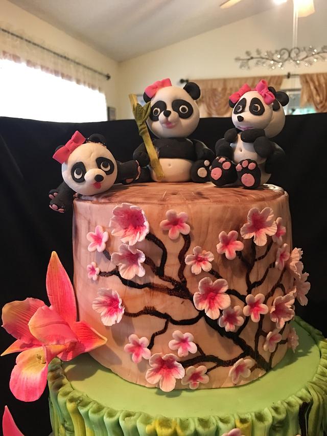 Panda Bear Birthday Cake