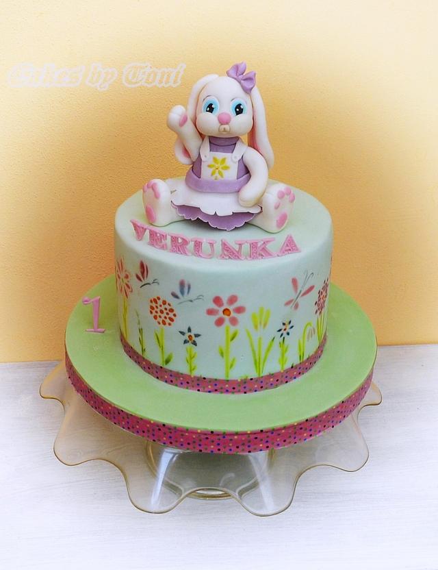 Baby Bunny - Decorated Cake by Cakes by Toni - CakesDecor