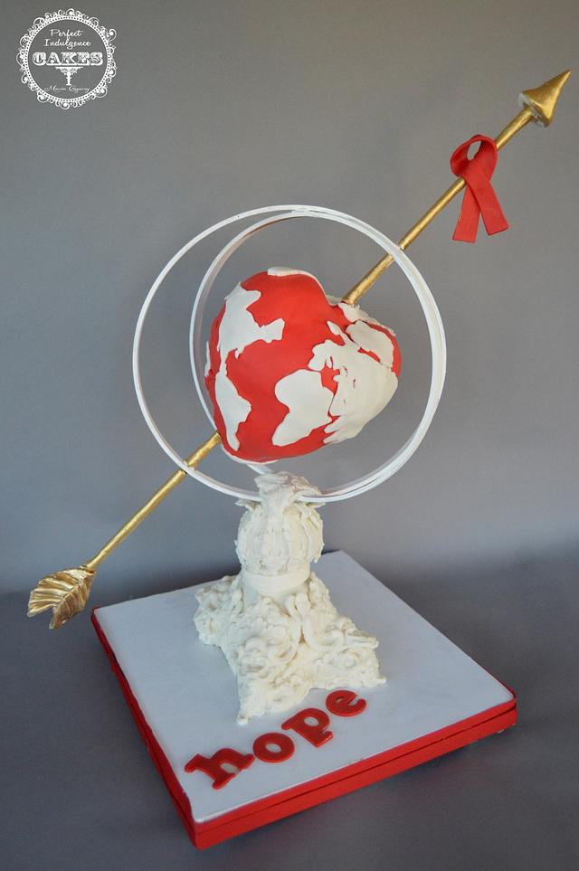 UNSA-Team Red Collaboration-Red Heart Globe-HOPE