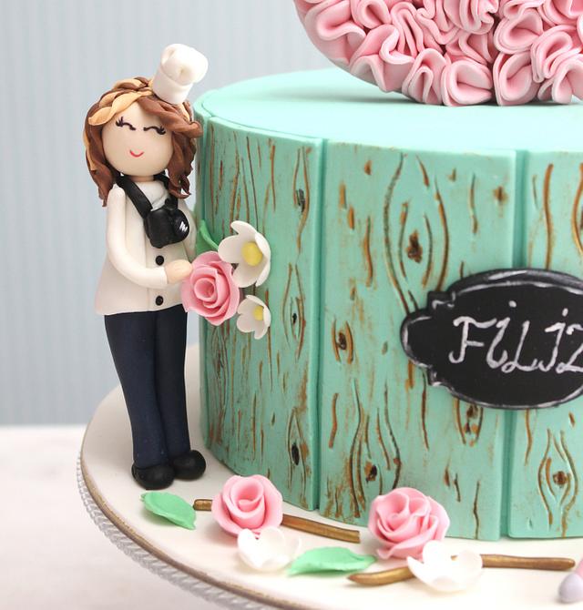 pastry chef birthday cake Cake by asli CakesDecor