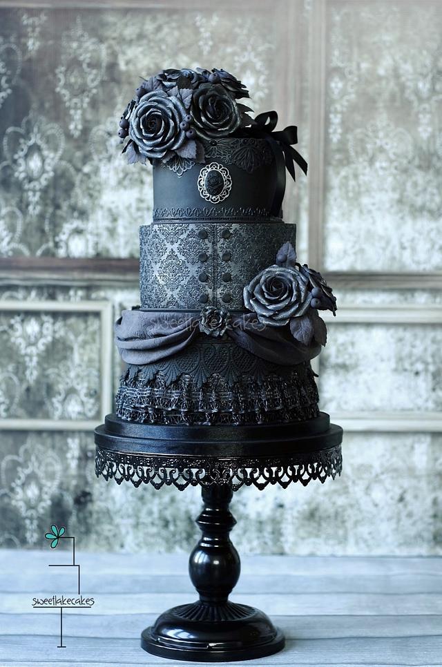 Gothic wedding cake 2.0