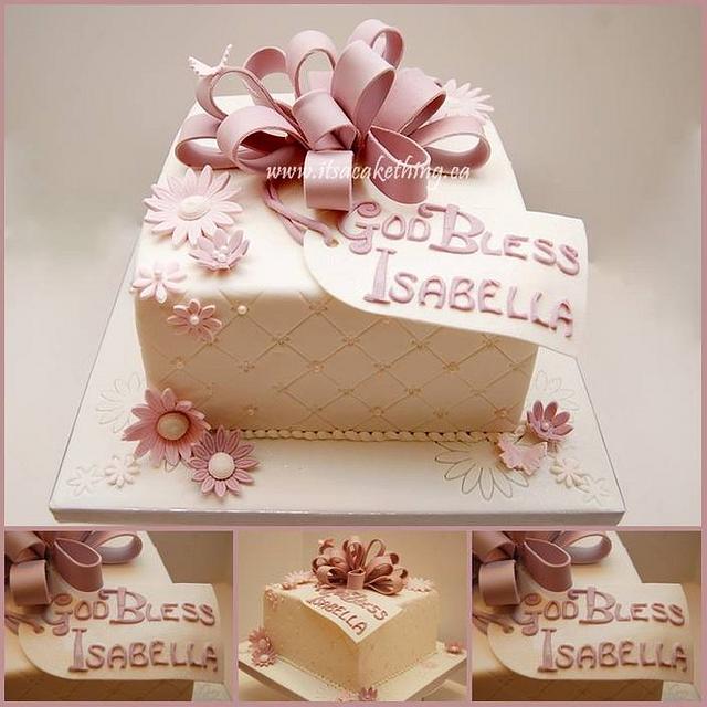 Giftbox For Isabella - Cake By It's A Cake Thing - CakesDecor