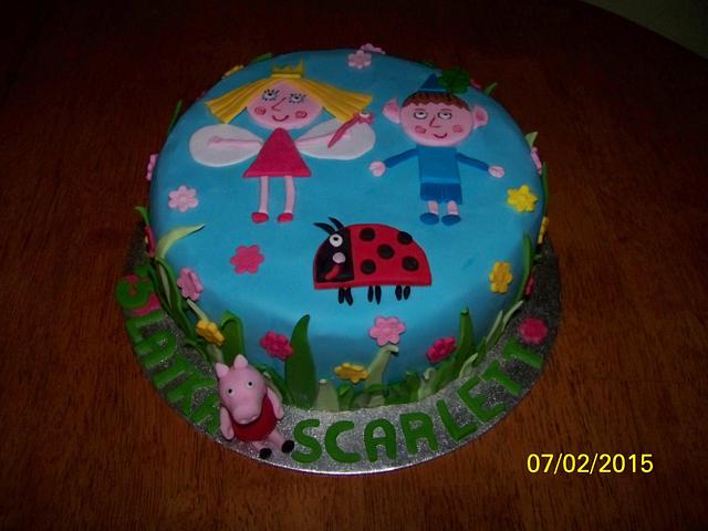 Ben & Holly, Peppa Pig - Decorated Cake by Agnieszka - CakesDecor