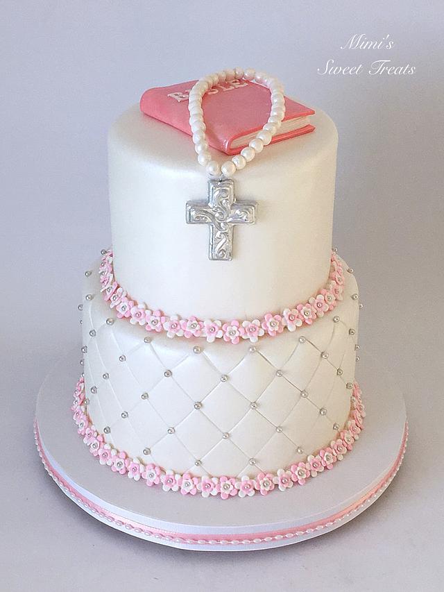 Girlie Communion Cake