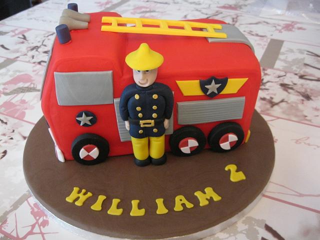 Fireman Sam birthday cake - Decorated Cake by Combe Cakes - CakesDecor