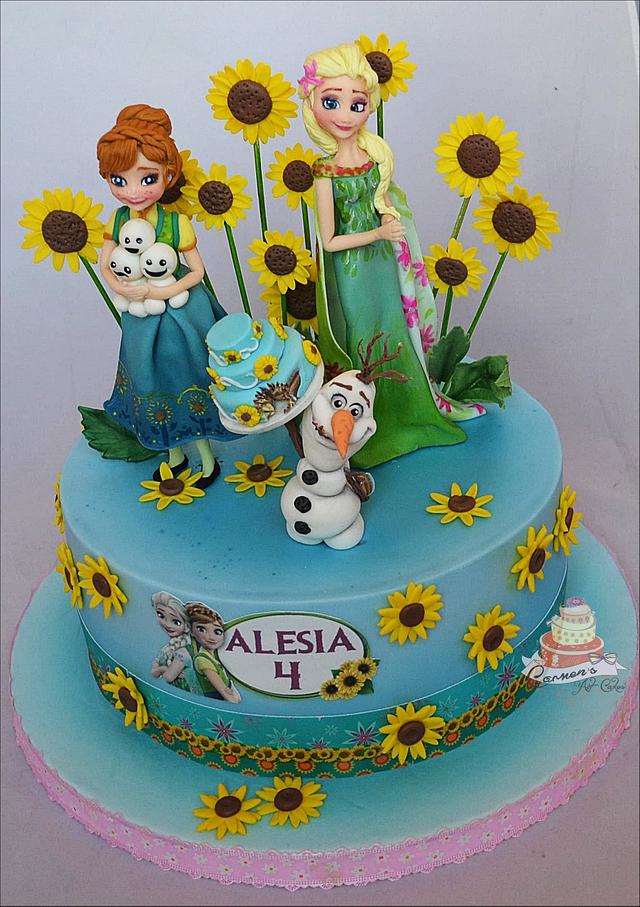 Frozen Fever - Cake by Carmen Iordache - CakesDecor