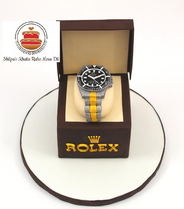 Rolex Watch Cake - Cake by Shilpa Kerkar - CakesDecor